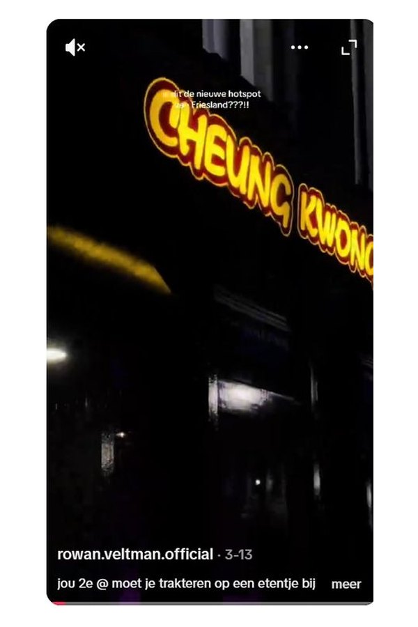 Geplaatste post voor Cheung Kwong in Franeker.